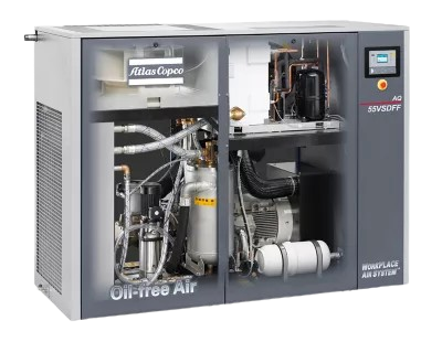 AQ Su Enjeksiyonlu Yağsız Vidalı Kompresörler